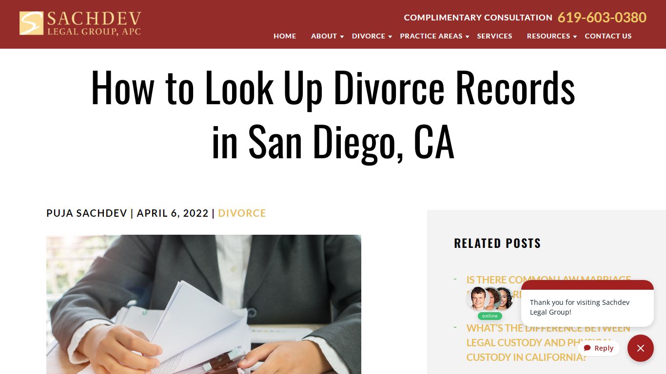 How to Look Up Divorce Records in San Diego, CA